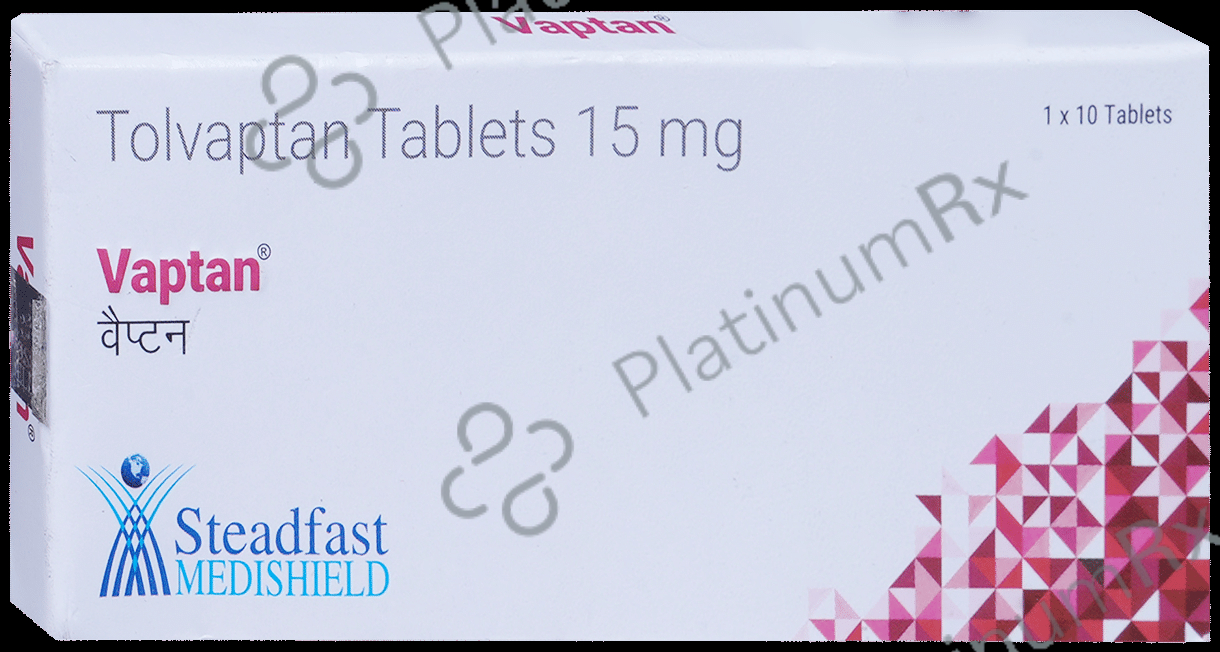 Vaptan 15mg Tablet 10s