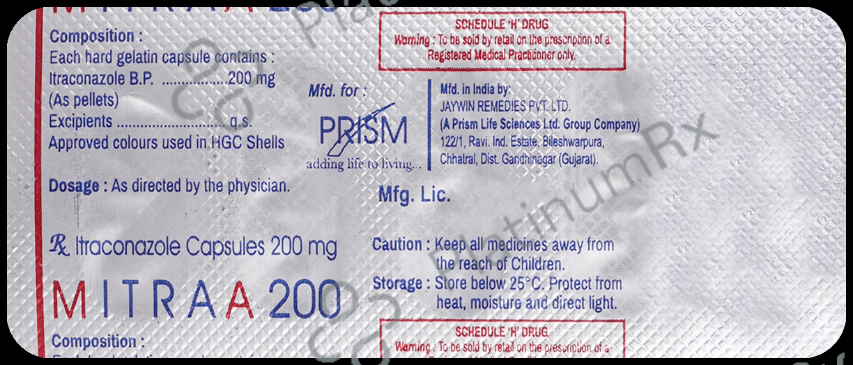 Mitraa 200mg Capsule