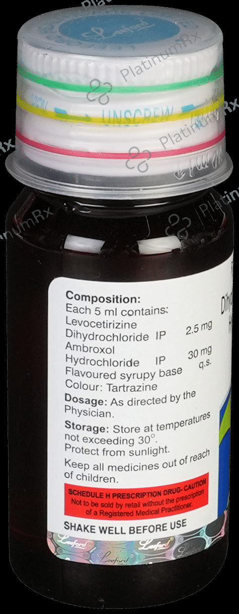 Amicet 30/2.5mg Syrup 30ml