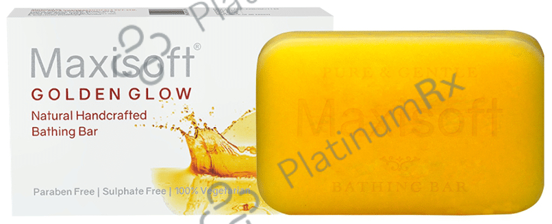 Maxisoft Golden Glow Bathing Bar (75gm Each) 6 units