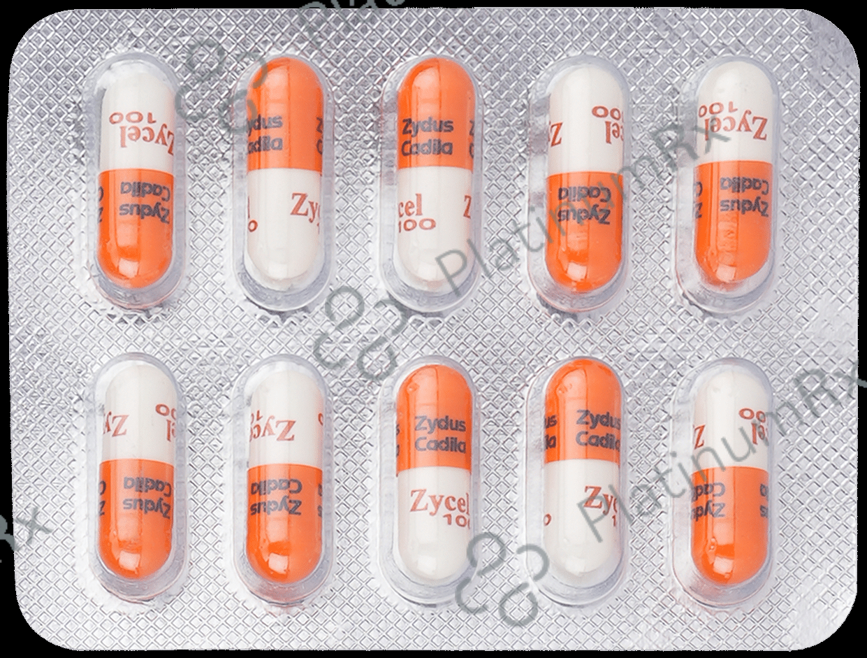 Zycel 100mg Capsule 10s