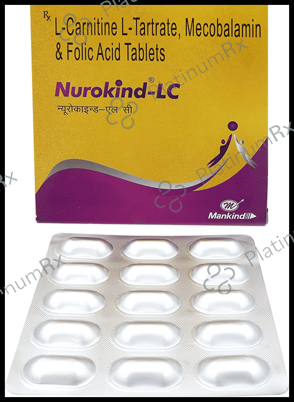 Nurokind LC 500mg/1500mcg/1.5mg Tab 15's