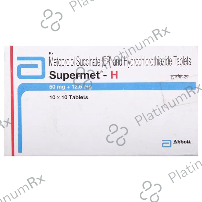 Supermet H 12.5/47.5mg Tablet 10s