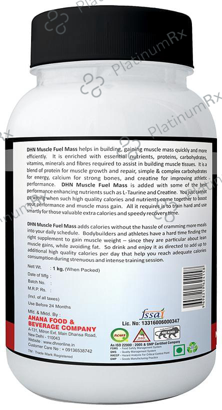 Daily Health Nutrition Muscle Fuel Mass 1 kg