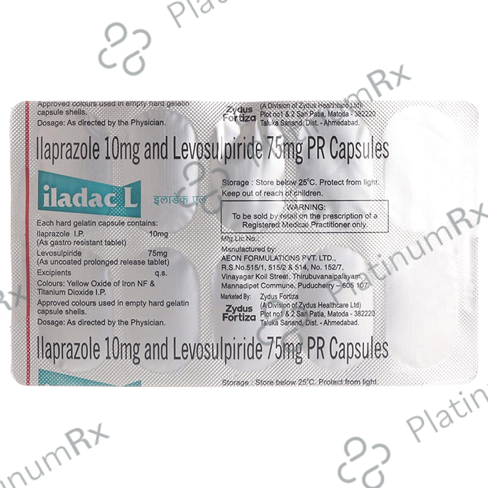 Iladac L 10/75mg Capsule PR 10s