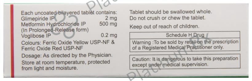 Glyree MV 2/500/0.2mg Tablet PR 10s