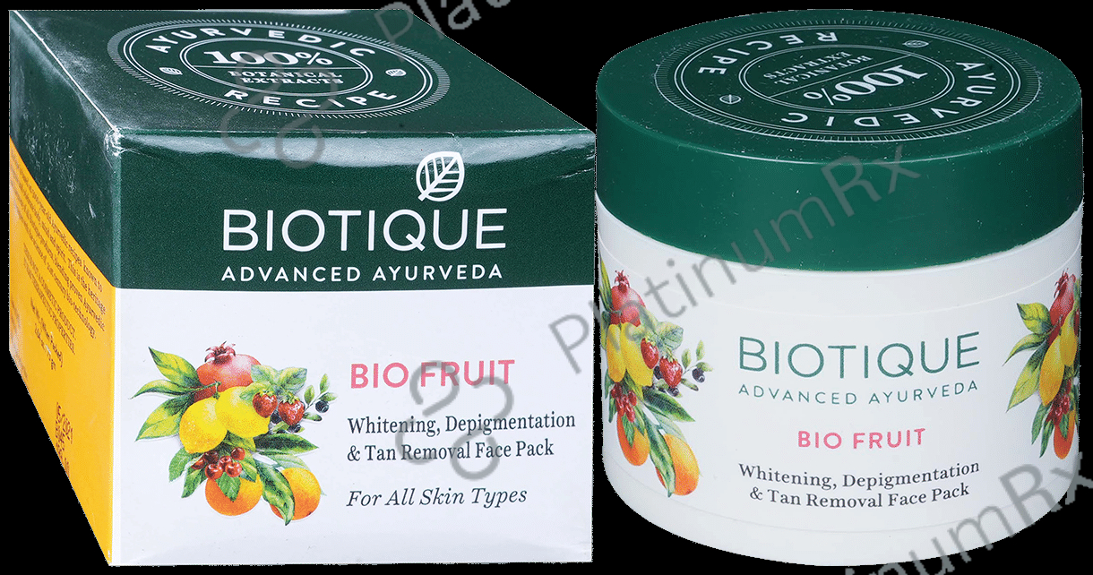 Bio Fruit Whitening & Tan Removal Face Pack