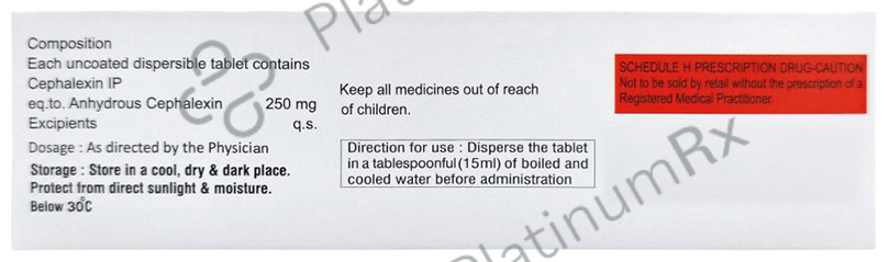 Cephaxl 250mg Tablet