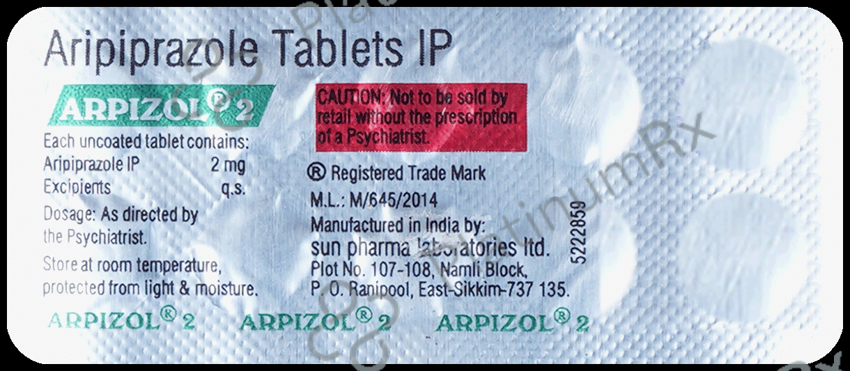 Arpizol 2mg Tablet 10s