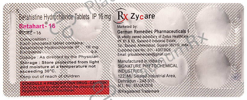 Betahart 16 Tablet