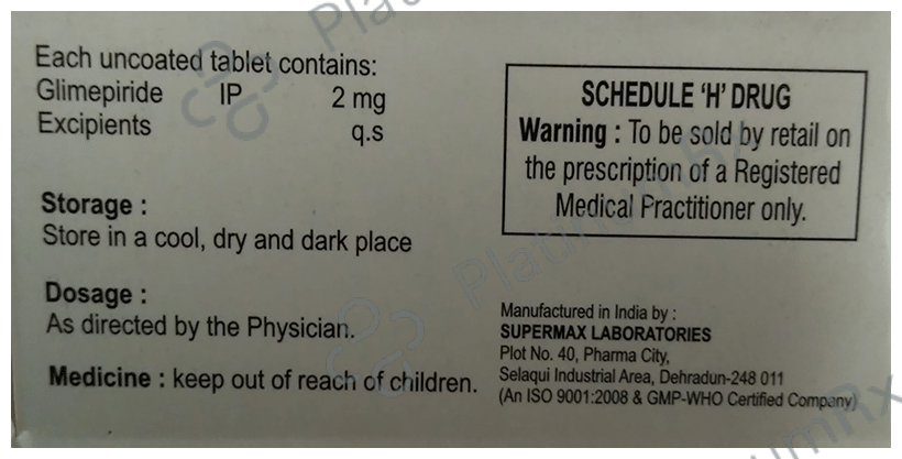 Xanapride 2 Tablet