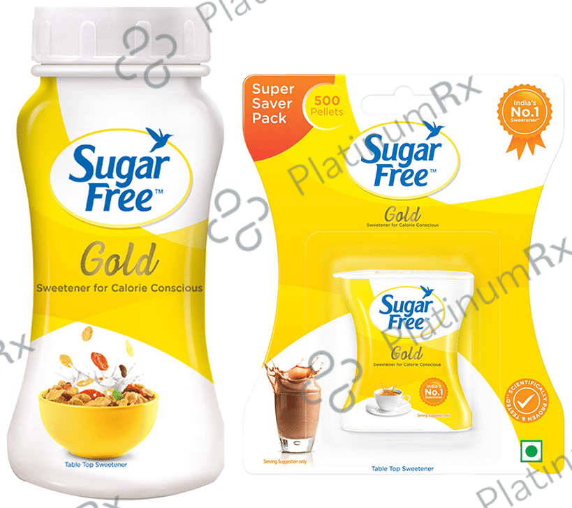 Sugar Free Gold Low Calorie Aspartame Sweetener Pellets 500s