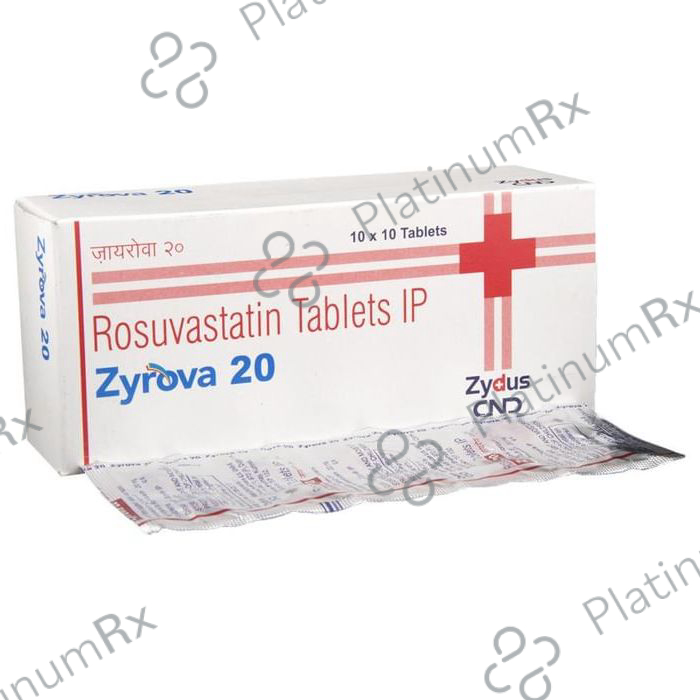 Zyrova 20mg Tablet 10s