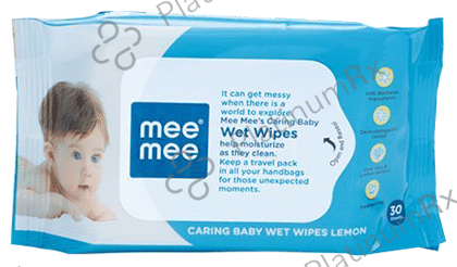 Mee Mee Caring Baby Wet Wipes with Lemon Fragrance Pack of 5
