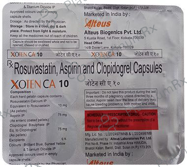 Xoten CA 75mg/10mg/75mg Capsule