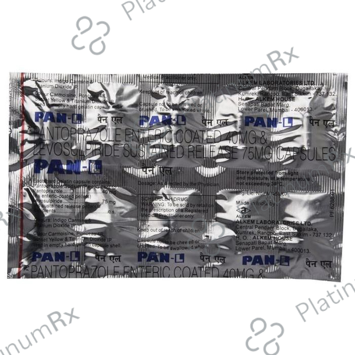 Pan L Capsule 75/40mg Capsule SR 10s
