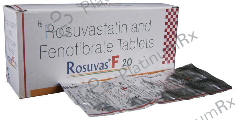 Rosuvas F 20/160mg Tablet 10s