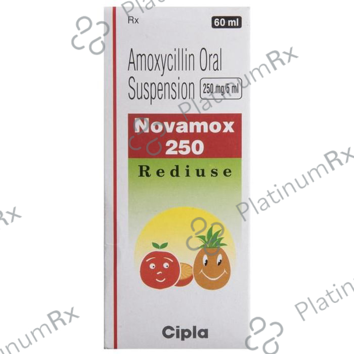 Novamox 250mg Rediuse Oral Suspension 30ml