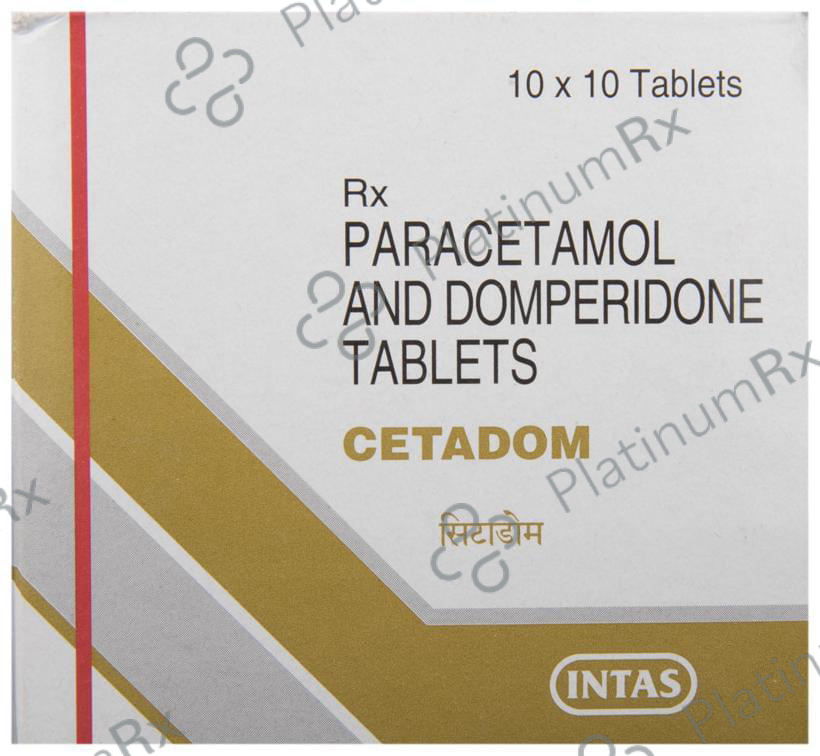 Cetadom 10/325mg Tablet 10s