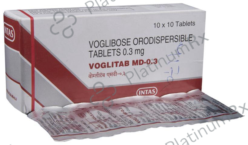 Voglitab MD 0.3mg Tablet 10s