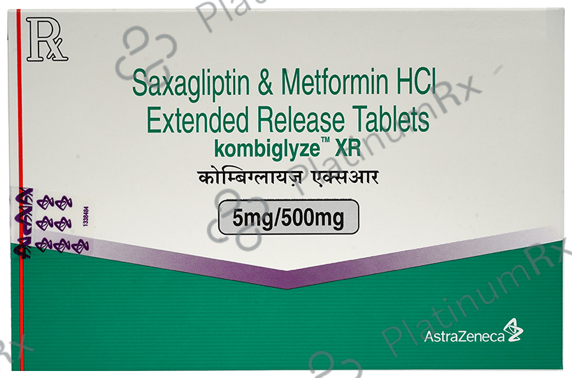 Kombiglyze XR 500/5mg Tablet 7s