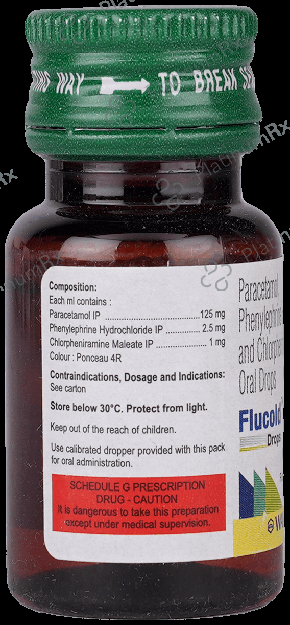 Flucold 1/125/2.5mg Oral Drops 15ml