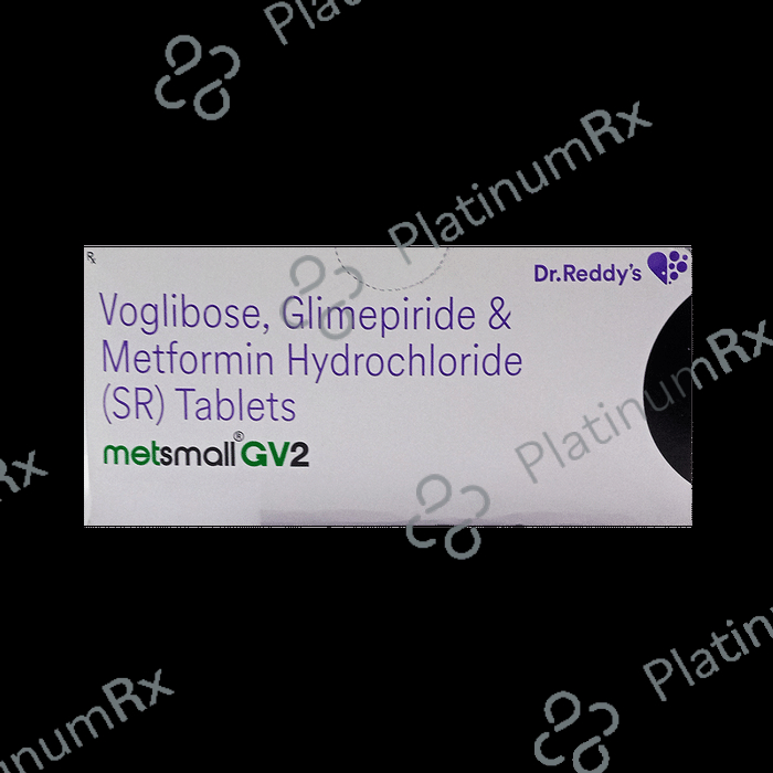 Metsmall GV 2/500/0.2mg Tablet SR 10s