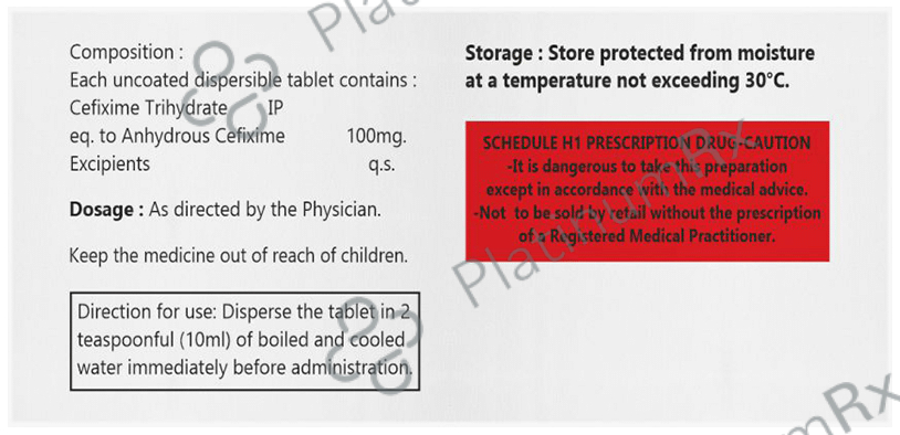 Yepcef 100mg Tablet
