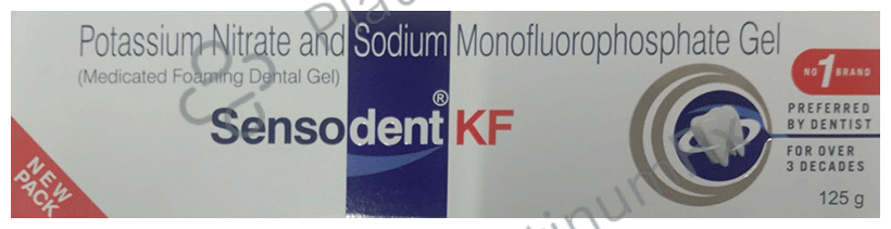 Sensodent KF Medicated Foaming Dental Gel 125gm