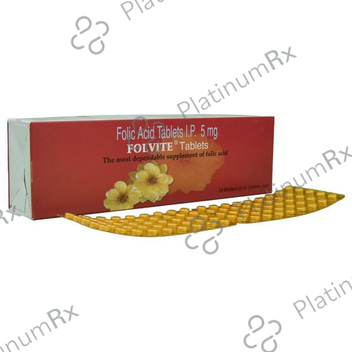 Folvite 5000mcg Tablet 45s