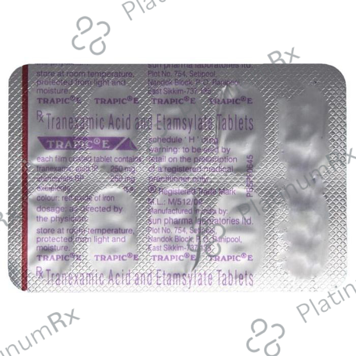 Trapic E 250/250mg Tablet 10s