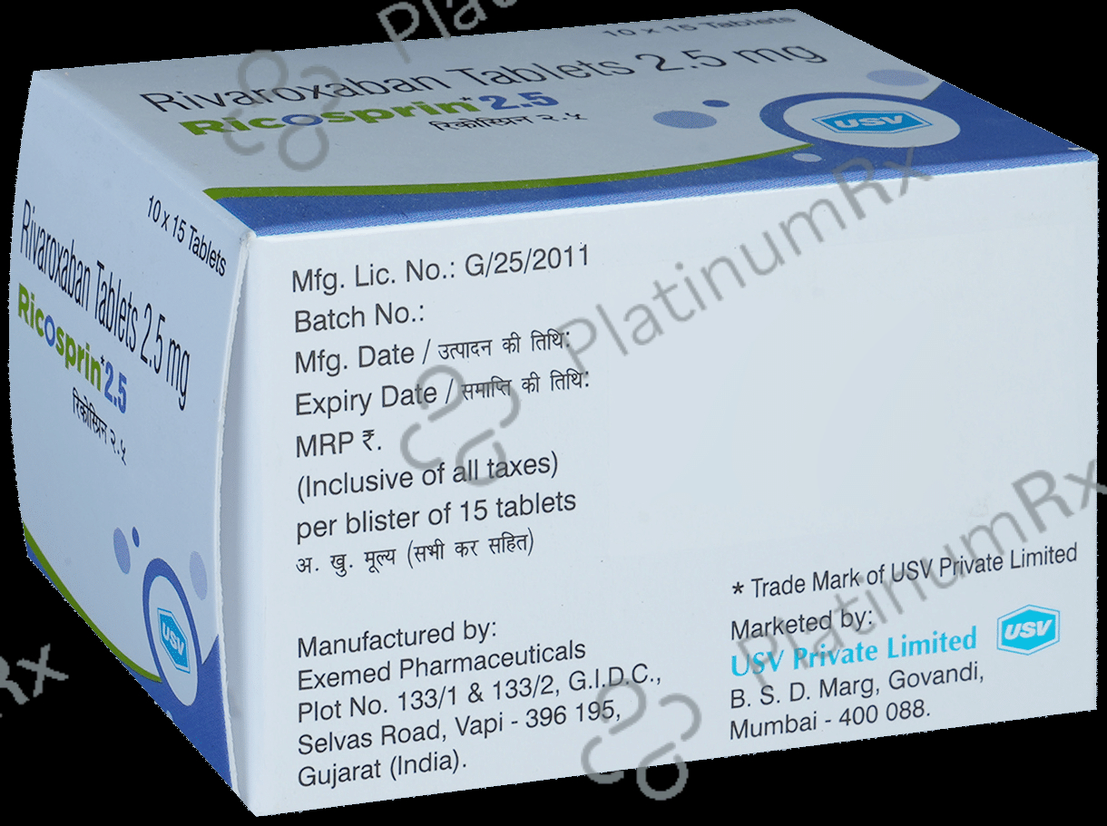 Ricosprin 2.5mg Tablet 15s