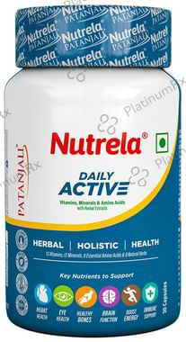 Patanjali Nutrela DailyActive - For Heart, Eye, Bones & Immunity - Capsule