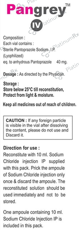 Pangrey IV Injection