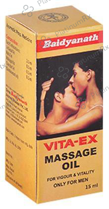 Baidyanath Vita EX Massage Oil - For Vigour & Vitality in Men
