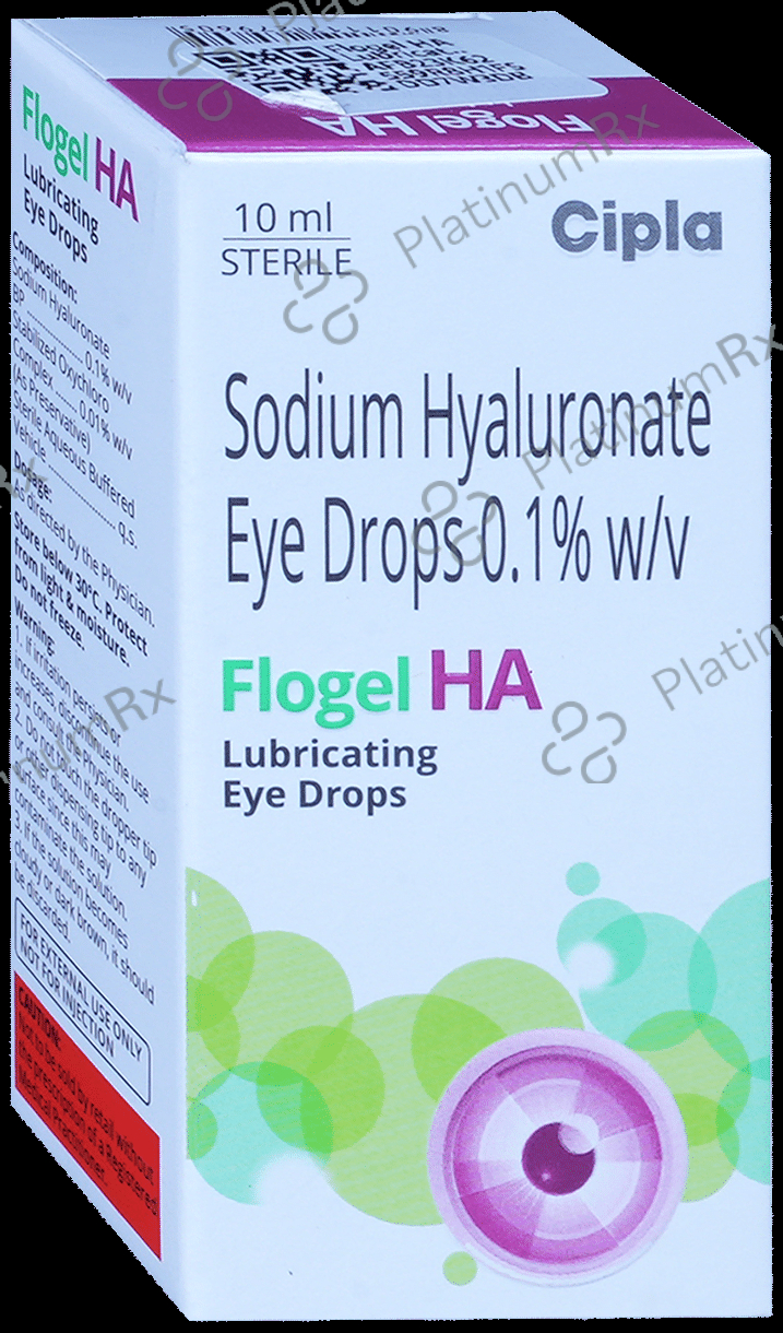 Flogel HA 0.1% Lubricating Eye Drop 10ml