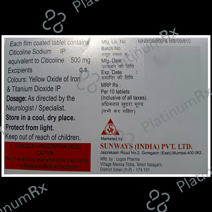 Citimet 500mg Tablet 10s