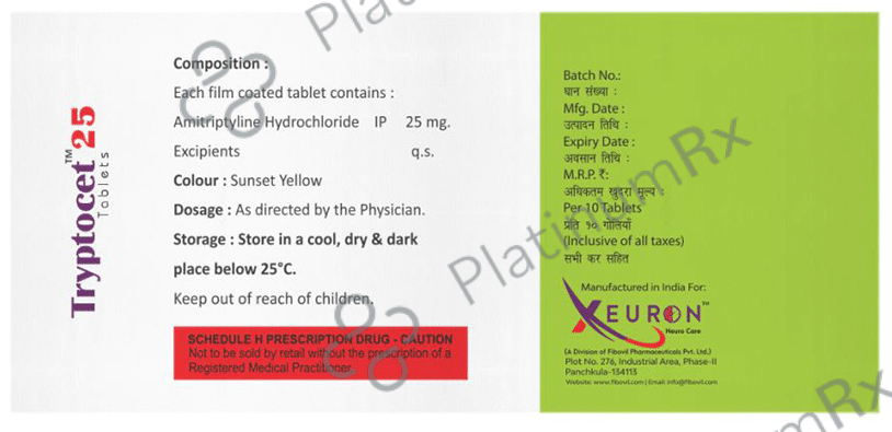 Tryptocet 25 Tablet