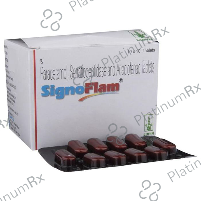 Signoflam 100/325/15mg Tablet 10s