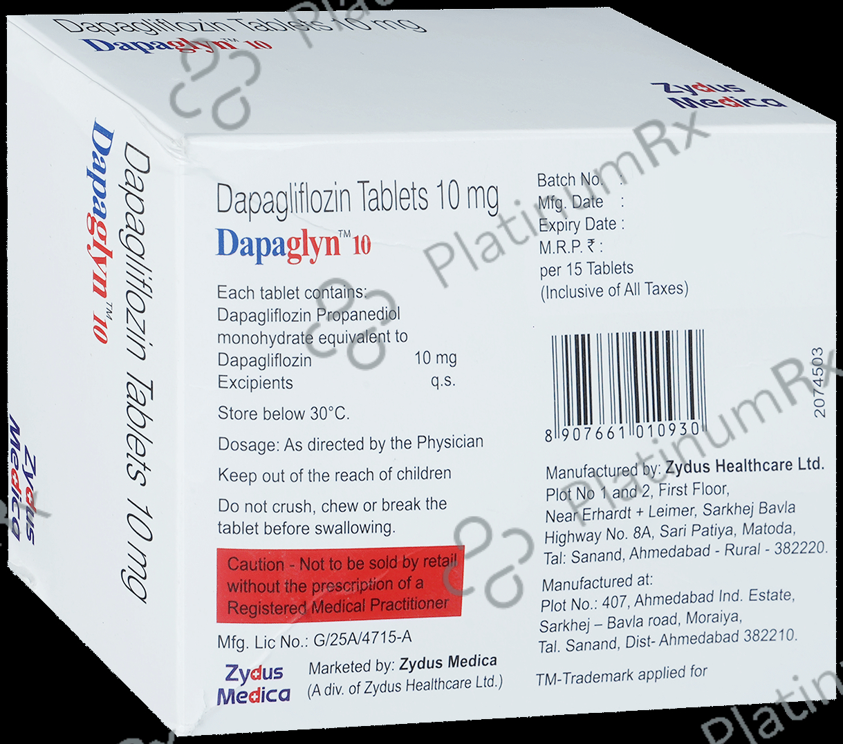 Dapaglyn 10 Tablet 15 Tablet