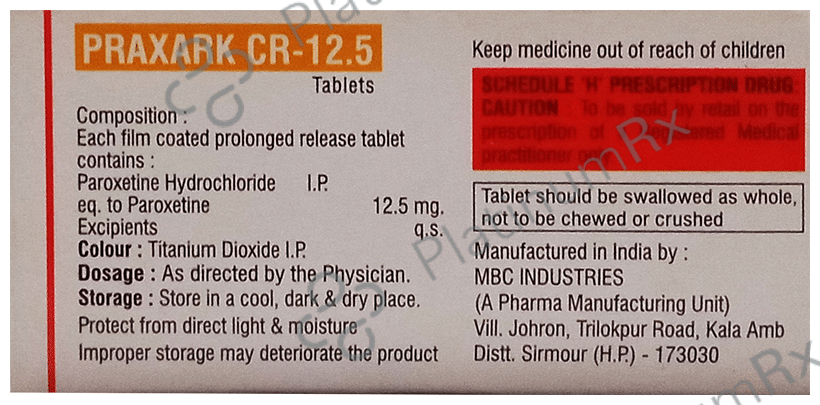 Praxark CR 12.5 Tablet