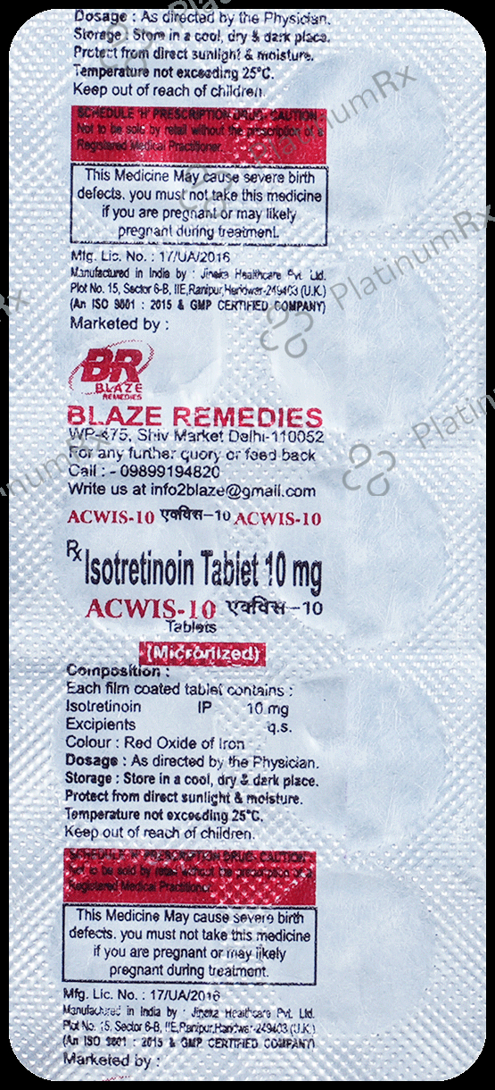 Acwis 10mg Tablet