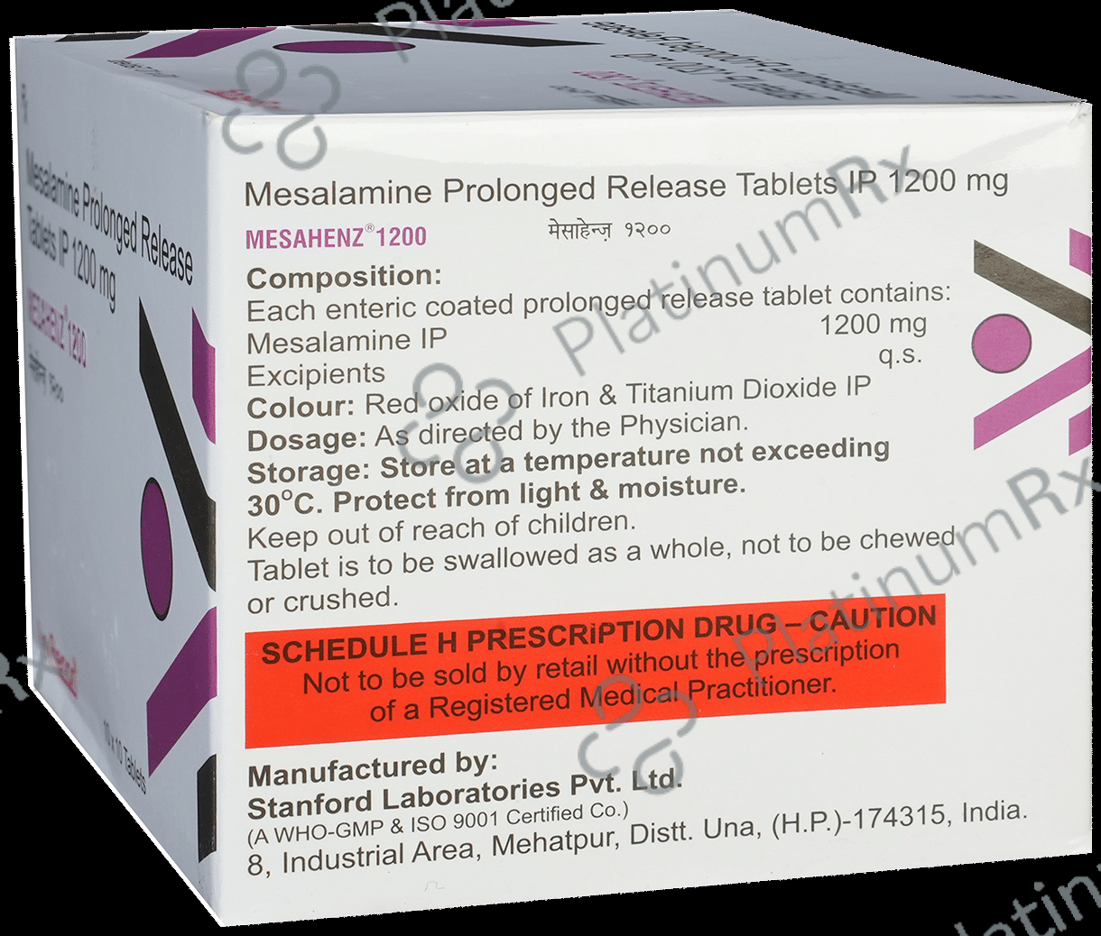 Mesahenz 1200mg Tablet PR 10s
