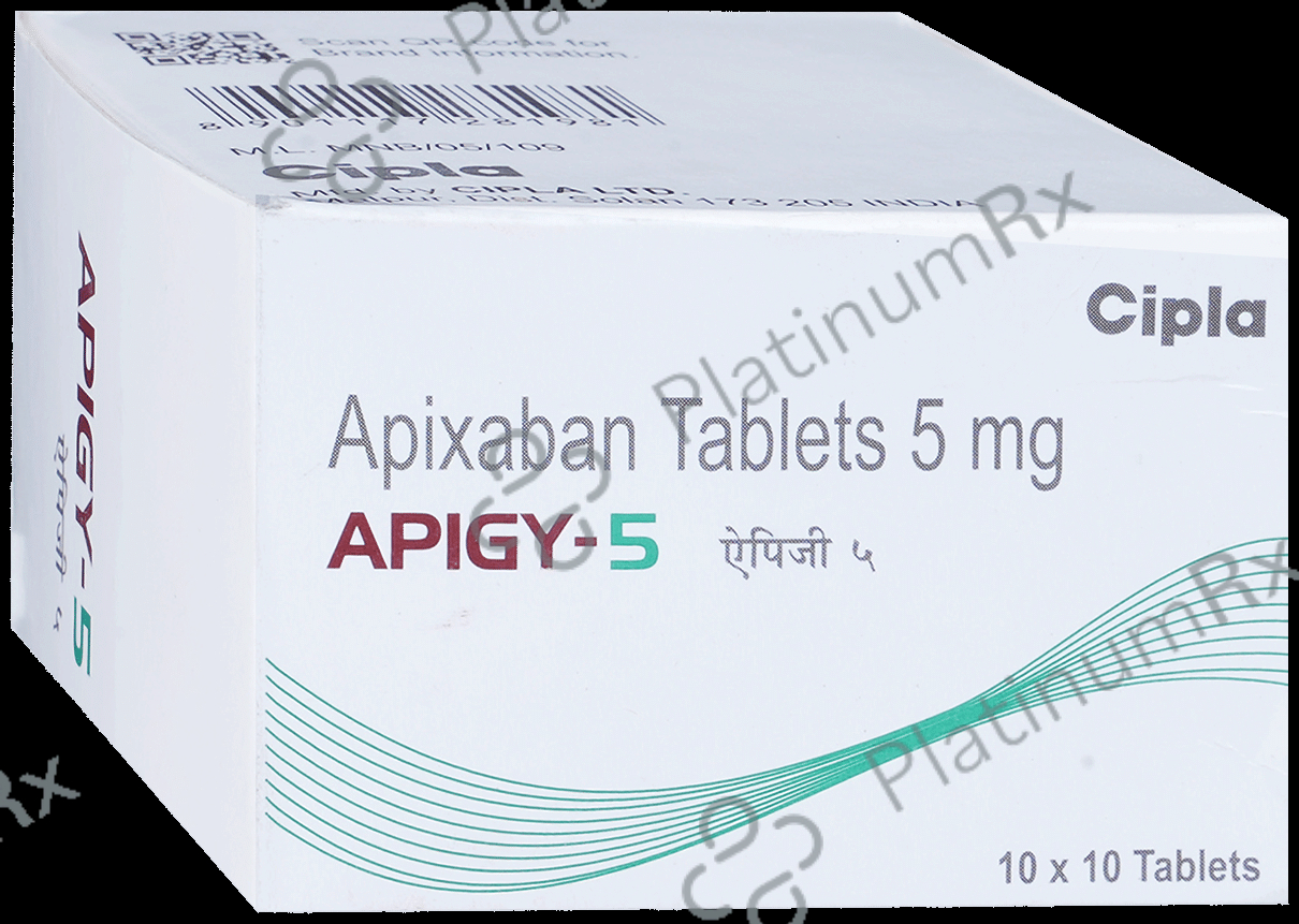 Apigy 5mg Tablet 10s