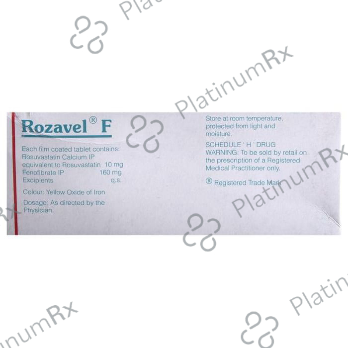 Rozavel F 160/10mg Tablet 10s