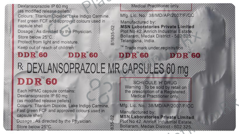 DDR 60mg Capsule MR 10s