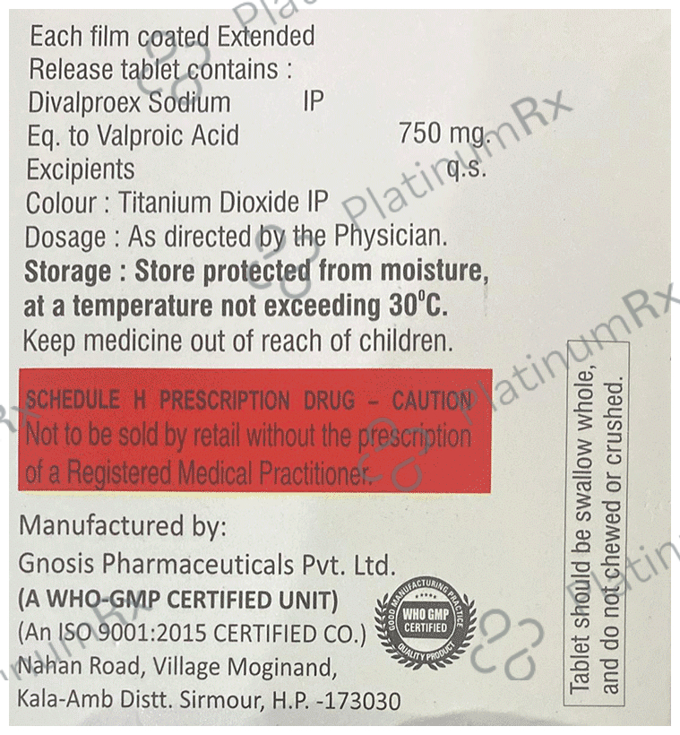 Daxwin 750 Tablet ER