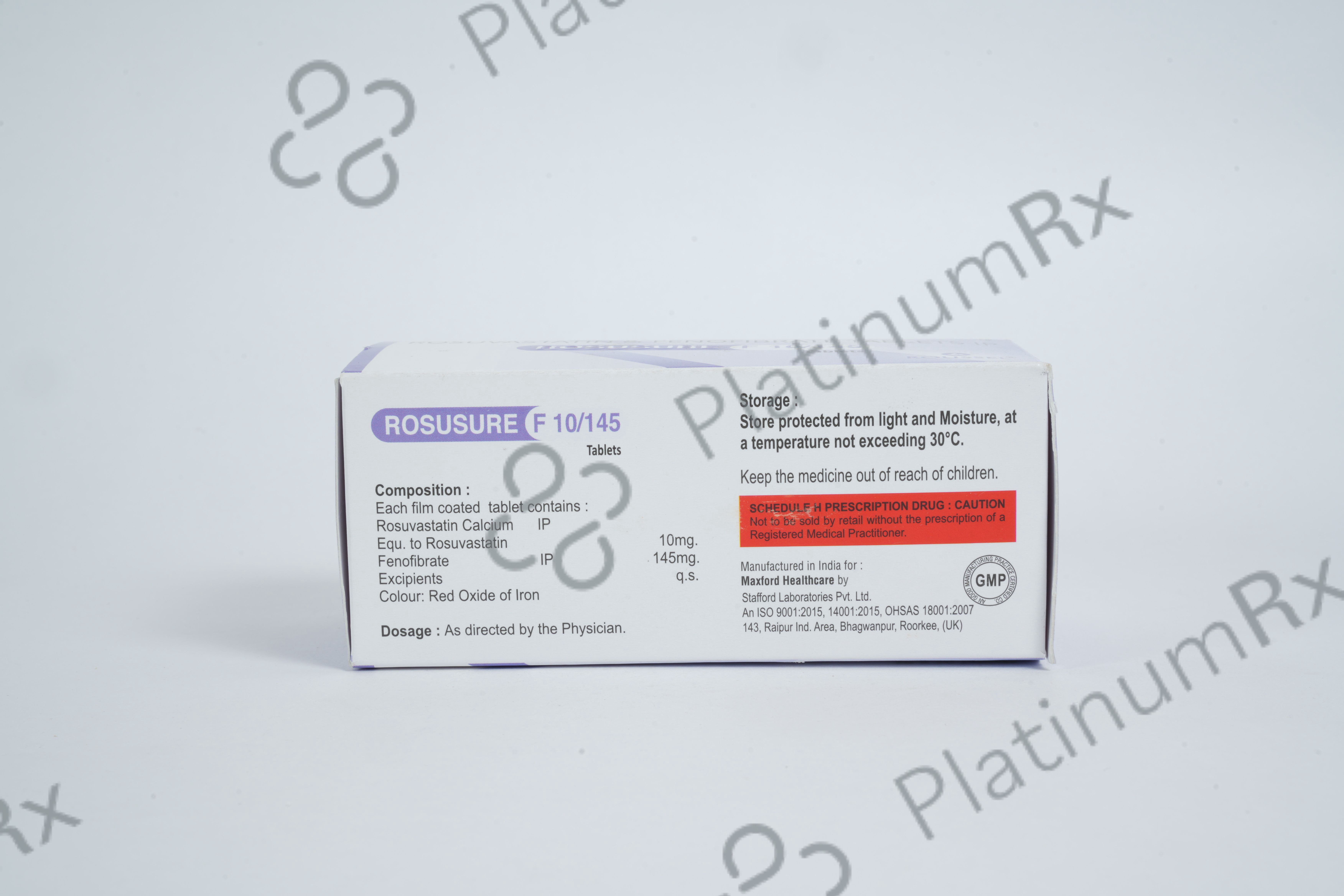 Rosusure F 10/145mg Tablet 10s