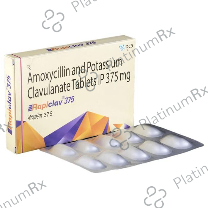 Rapiclav 250/125mg Tablet 10s