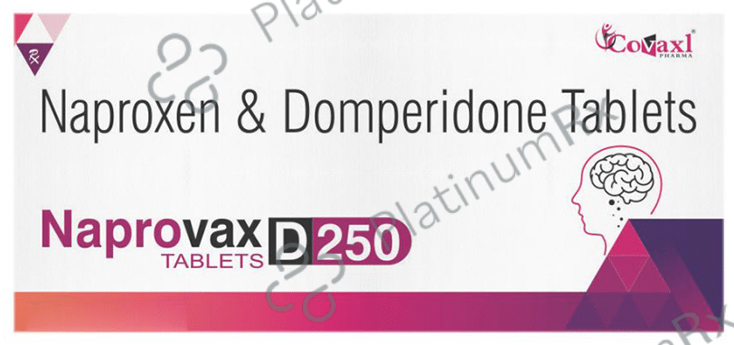 Naprovax D 250mg/10mg Tablet